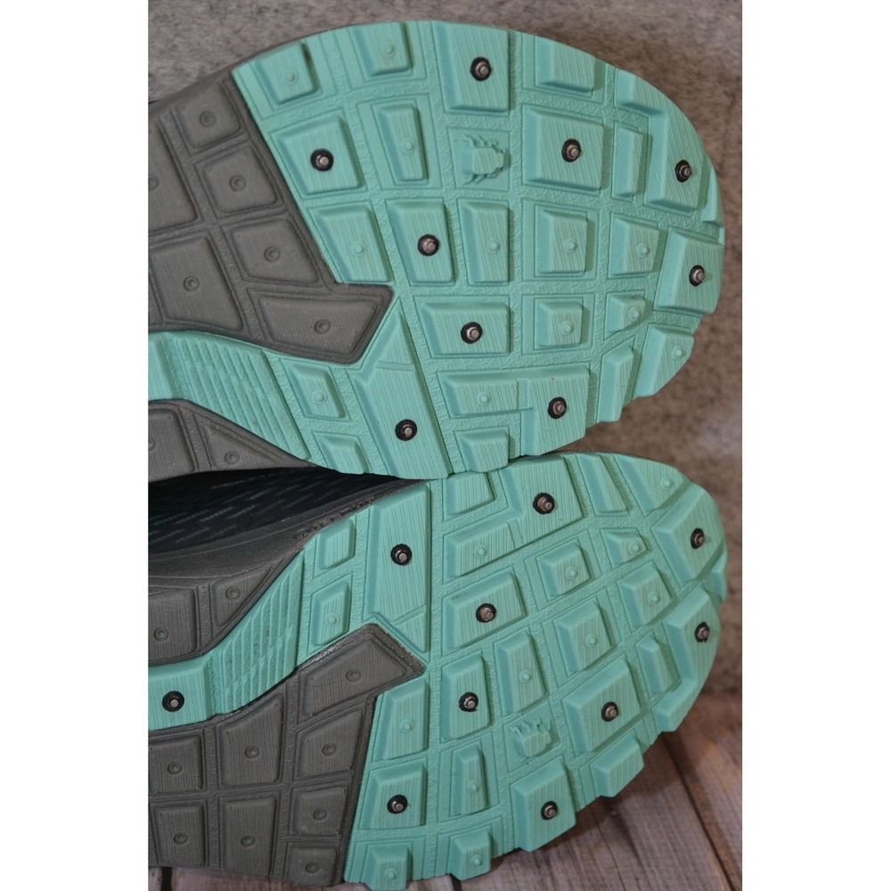 Icebug NewRun W BUGrip GTX Shoes‎ Womens Size 10.5 Black Gore-Tex Spikes Running - Picture 15 of 16